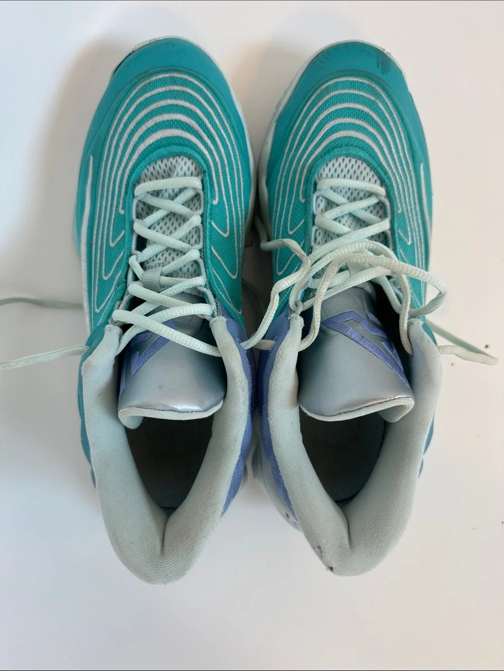Nike Giannis Immortality Basketball Shoes Men's Size 10 Teal White Blue